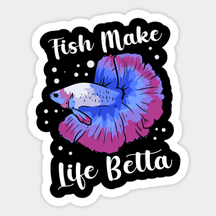 Betta Fish, Siamese Fighting Fish, Betta Splendens Sticker